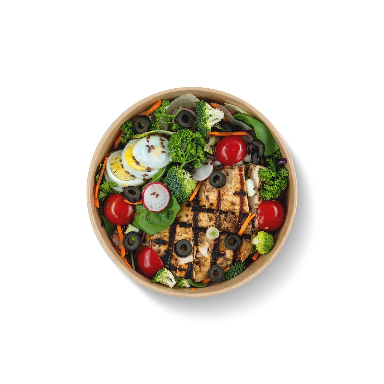 سالاد مرغ و تخم مرغ