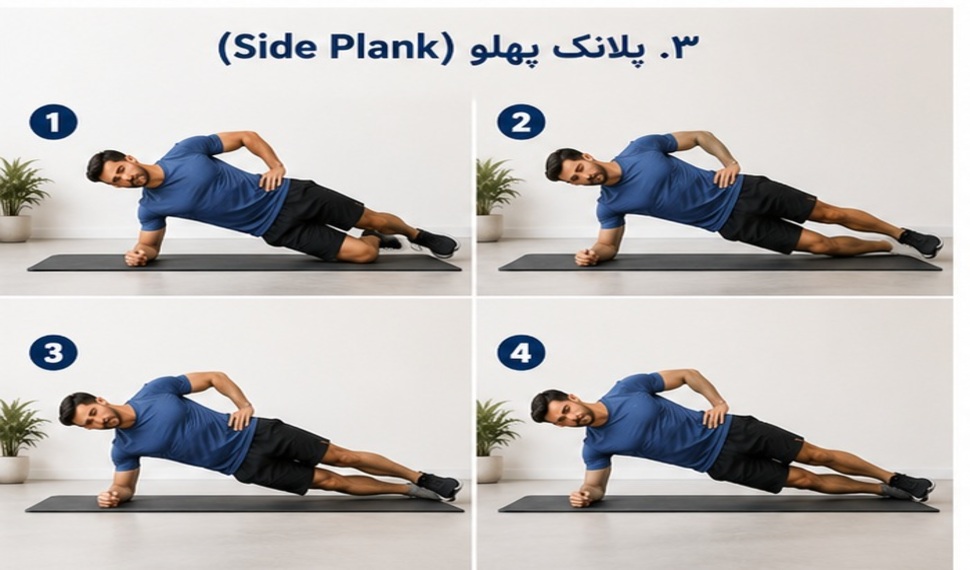 پلانک پهلو (Side Plank)