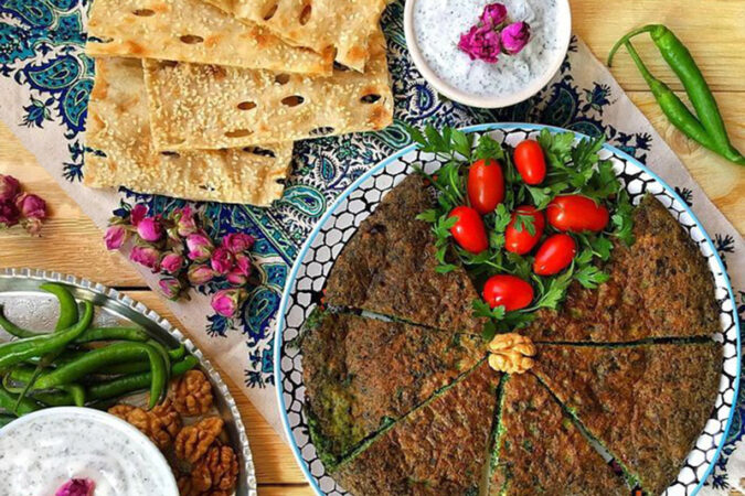 طرز تهیه کوکو سبزی