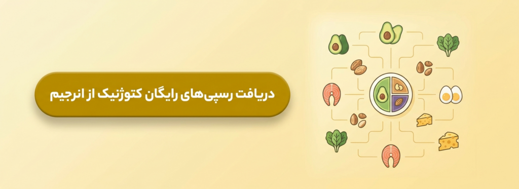 دریافت رسپی های رایگان کتوژنیک